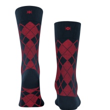 Burlington Daily Sock Crew Carrington red Men - 1 Pair